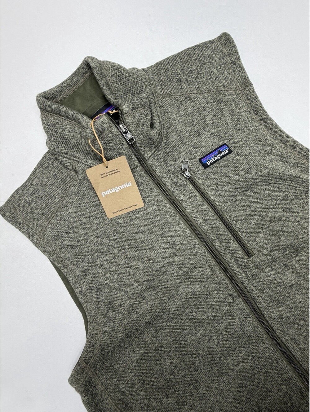 NWT Patagonia Better Sweater Vest In River Rock Green Mens M “logo” MSRP: $119